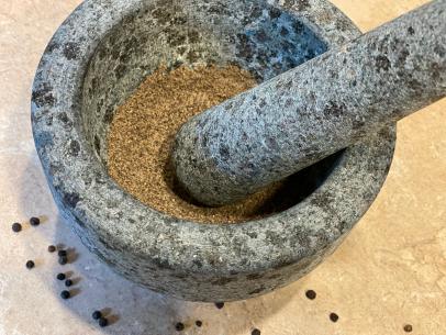 China Mexican Molcajete Seasoning Stone Mortar and Pestle Set