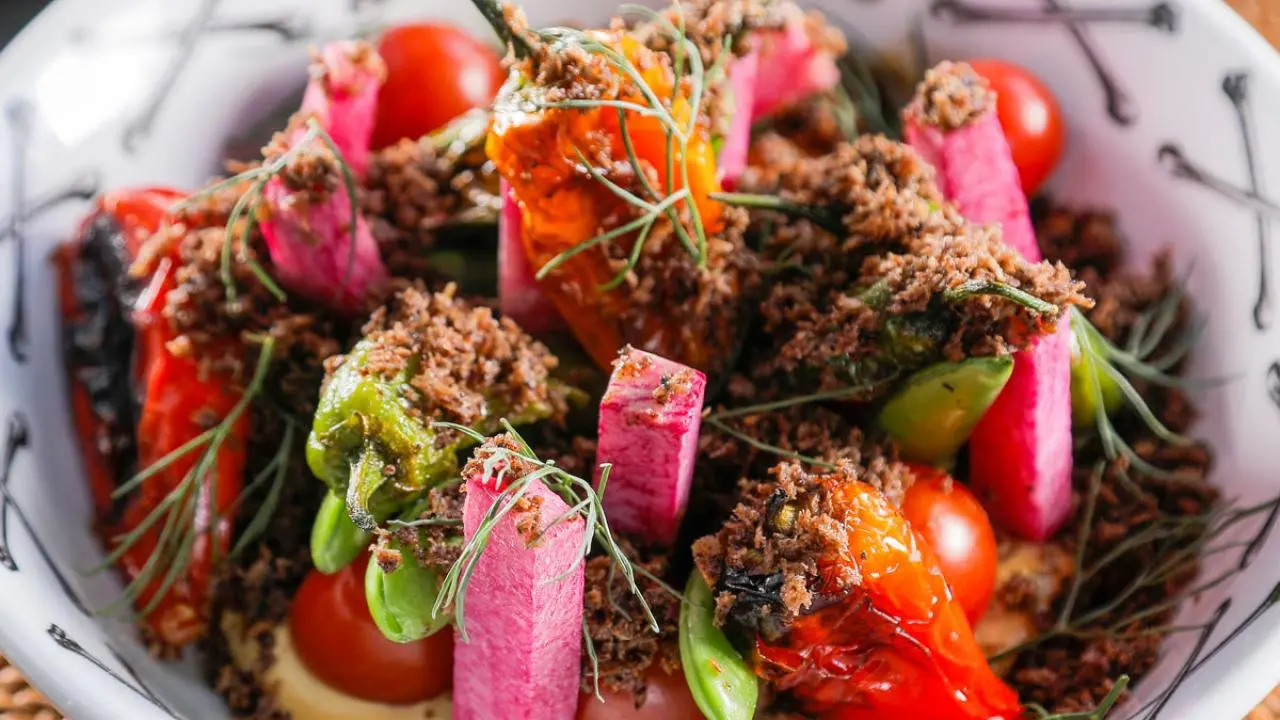 Roasted Vegetable Dirt Bowl