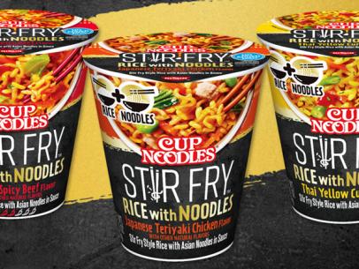 Cup Noodles Stir Fry Rice with Noodles General Tso's Chicken - Nissin Food