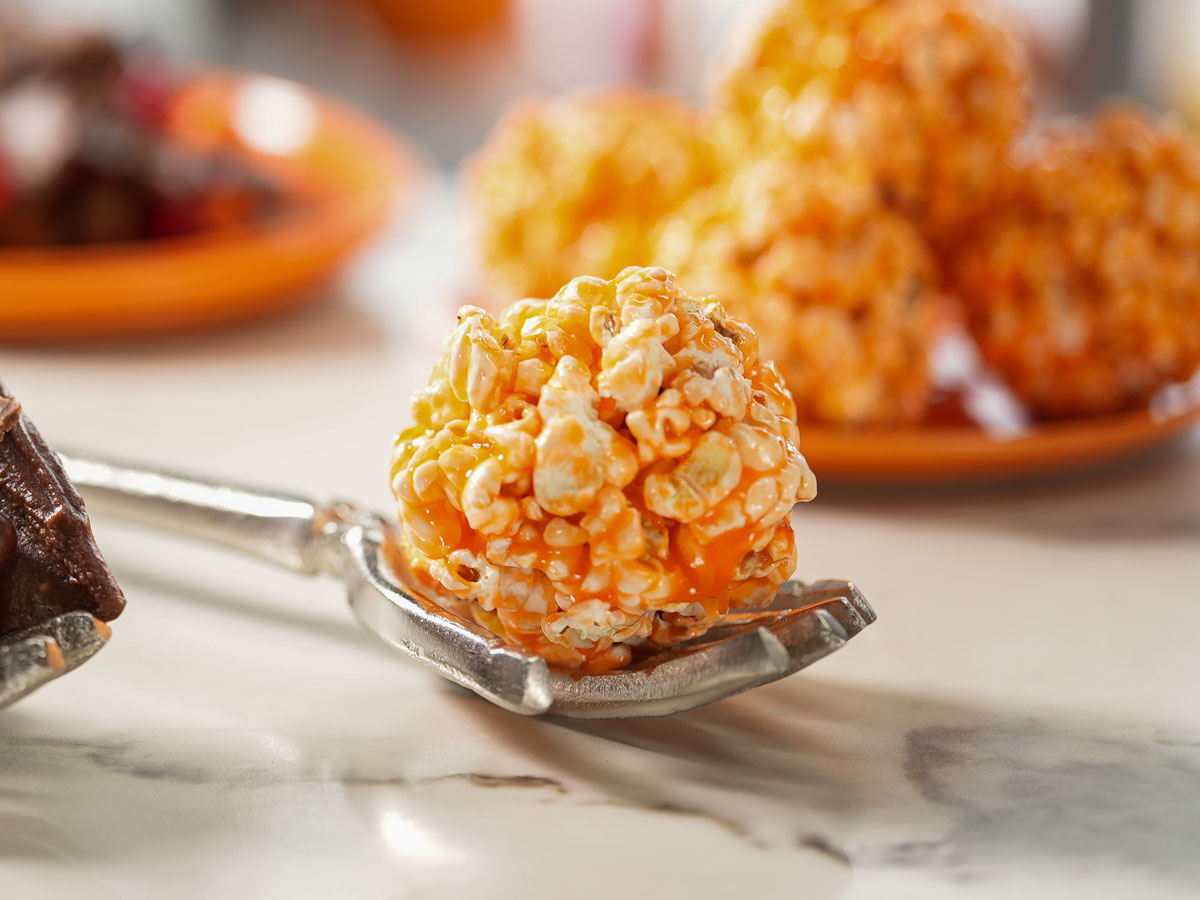 Candy Corn Popcorn Balls Recipe - Chef's Resource Recipes
