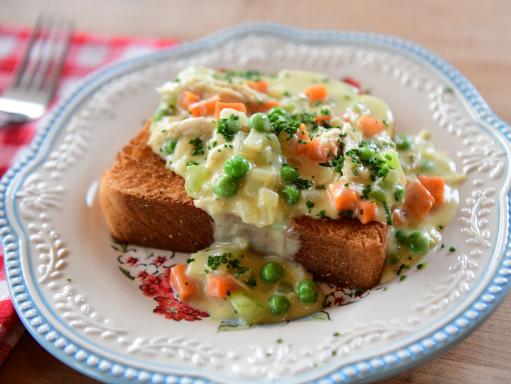 Chicken Pot Pie Toast Recipe Ree Drummond Food Network 6848