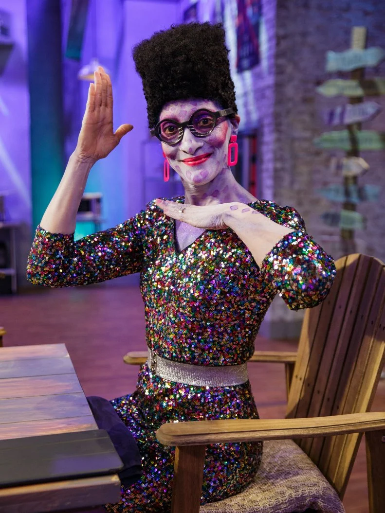 Judge Carla Hall, as seen on Halloween Baking Championship, Season 7.