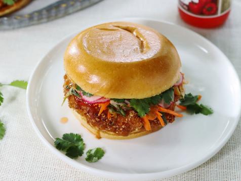 Fried Peanut-Crusted Chicken Sandwiches