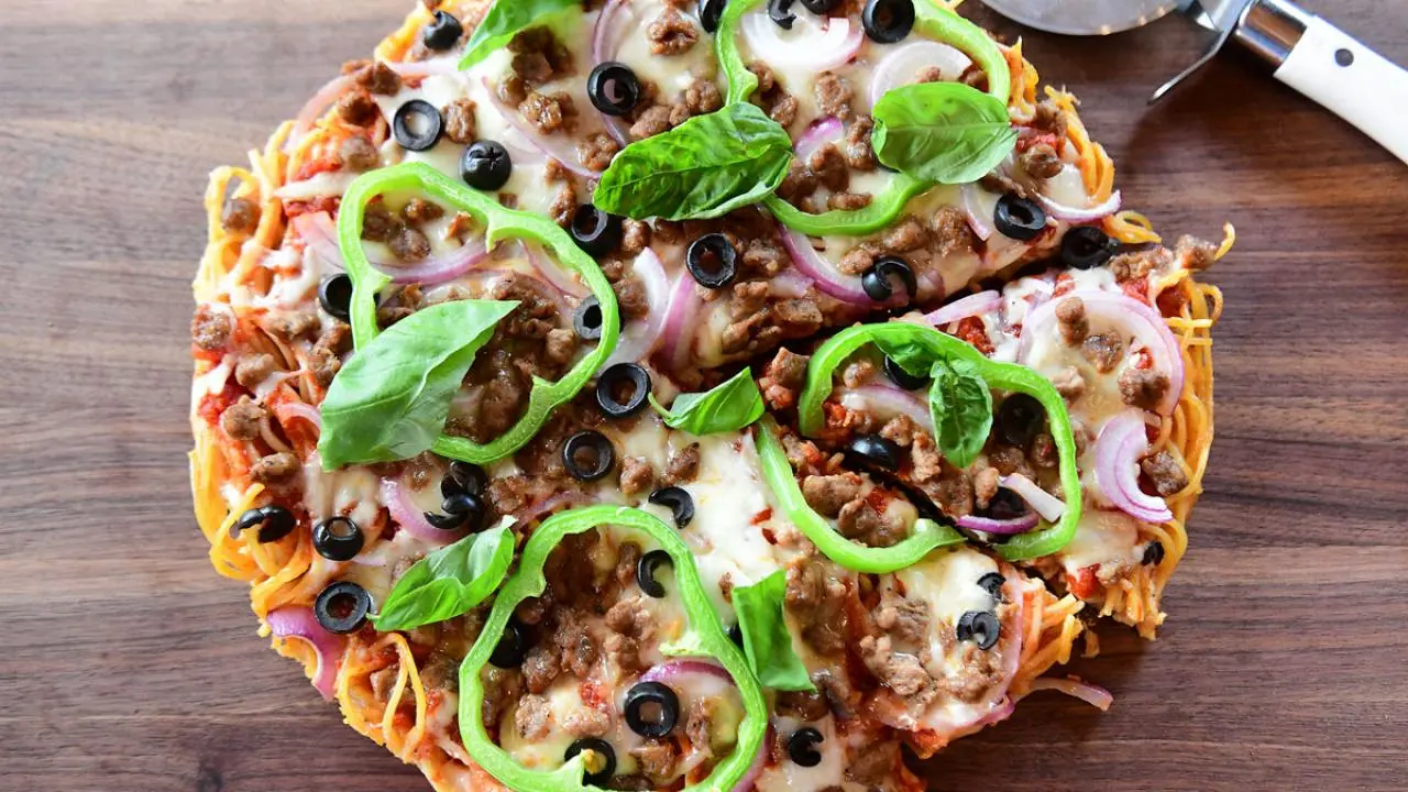 Spaghetti Pizza Pie