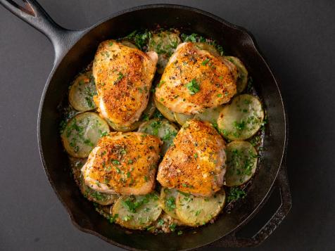 Skillet-Roasted Chicken & Potatoes
