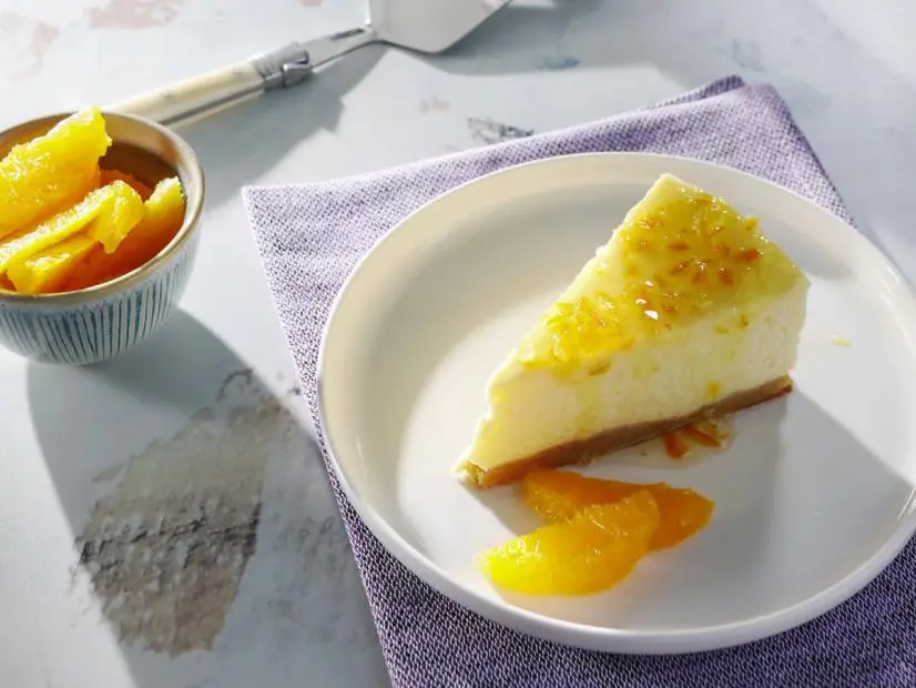 Charleston Chewy Cheesecake with Orange Marmalade Glaze Recipe Kardea