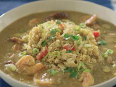 One-pan meals are a staple of Gullah cuisine. My gumbo is not to be missed. This dish takes time, but let me tell you&mdash;you can taste the love in every bite. I like to serve my Crab Rice over the top of the gumbo for an impressive presentation.