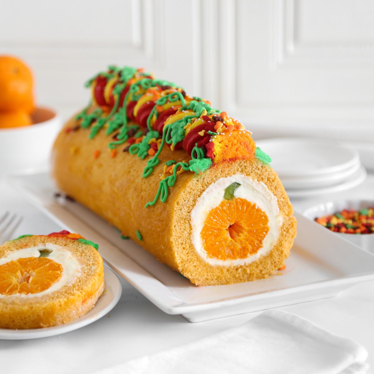 Pumpkin Roll Cake - JoyFoodSunshine