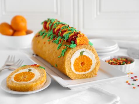 Surprise Pumpkin Cake Roll