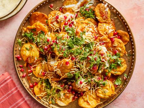 Sweet Potato Pakora Chaat