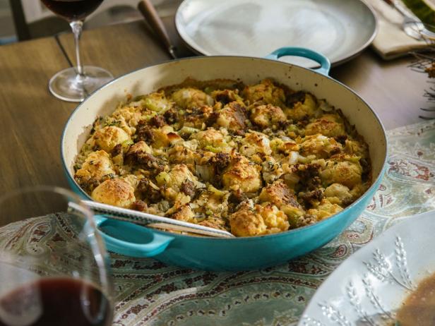 Cornmeal Biscuit Sausage Dressing image