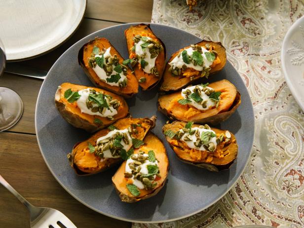 Loaded Sweet Potatoes image