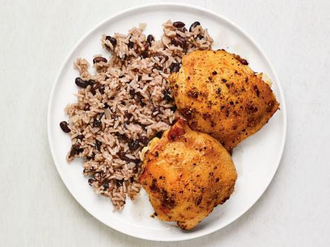 Pollo Asado with Black Beans and Rice