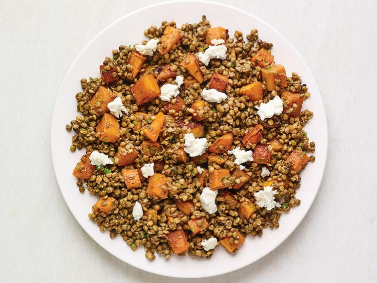 Roasted Squash with Marinated Lentils Recipe Food Network Kitchen