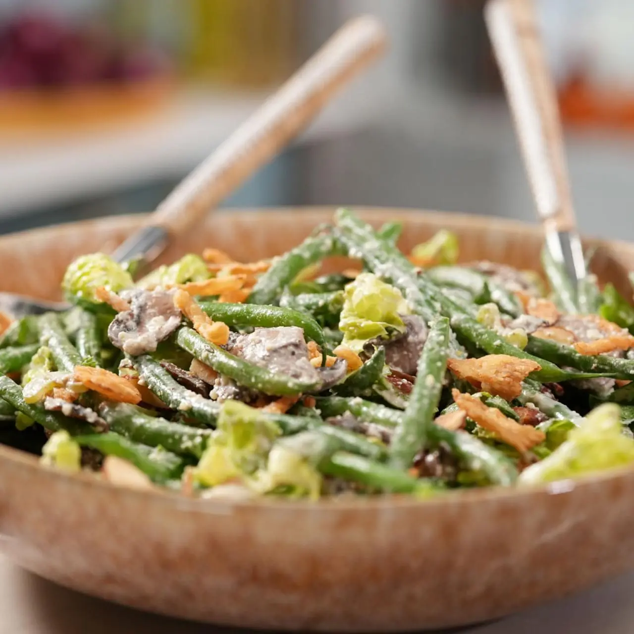 green bean salad with creamy dressing Creamy Dilled Green Bean Salad