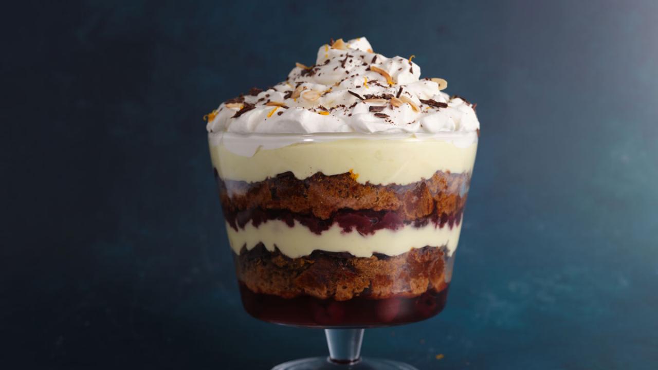 Towering Cherry Trifle