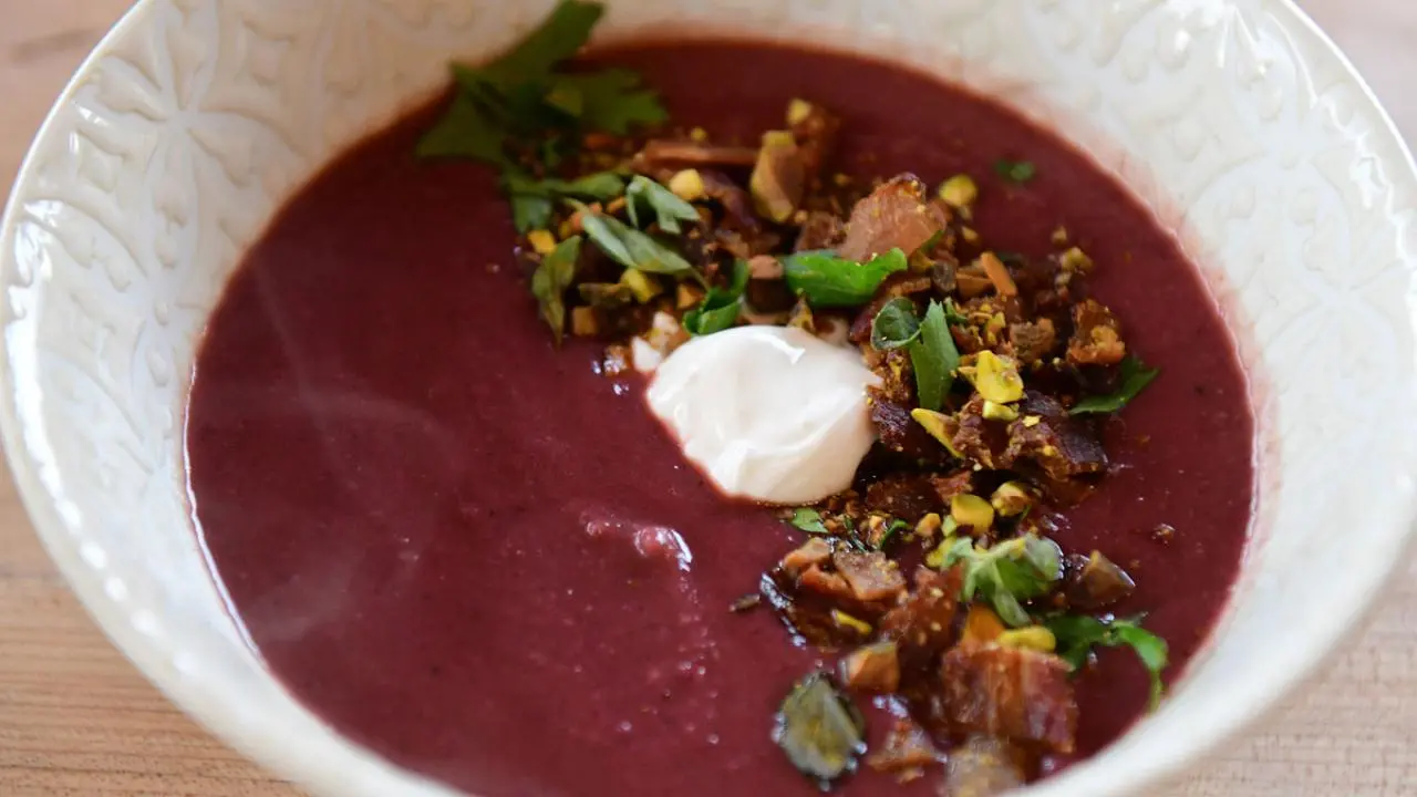 Purple Sweet Potato Soup