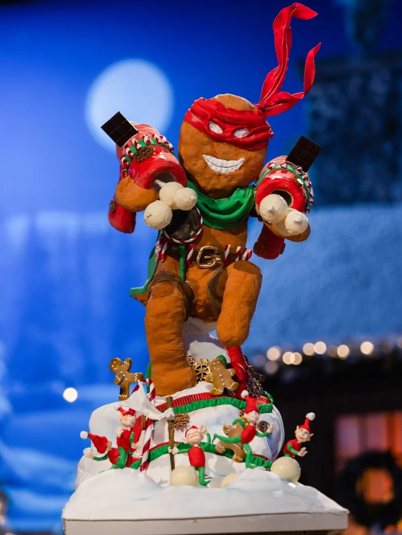 Team Gumdrop Gals' creation "Ninjabread Warrior," as seen on Holiday Wars, Season 3.
