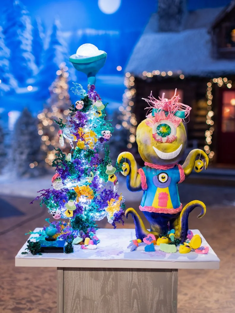 Team Gumdrop Gals' creation "Intergalactic Christmas," as seen on Holiday Wars, Season 3.