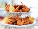 Jeff Mauro makes his Fried Shrimp in AtomiCocktail Sauce, as seen on Food Network's The Kitchen