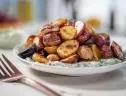 Katie Lee Biegel makes her Crispy Roasted Potatoes, as seen on The Kitchen, season 29.