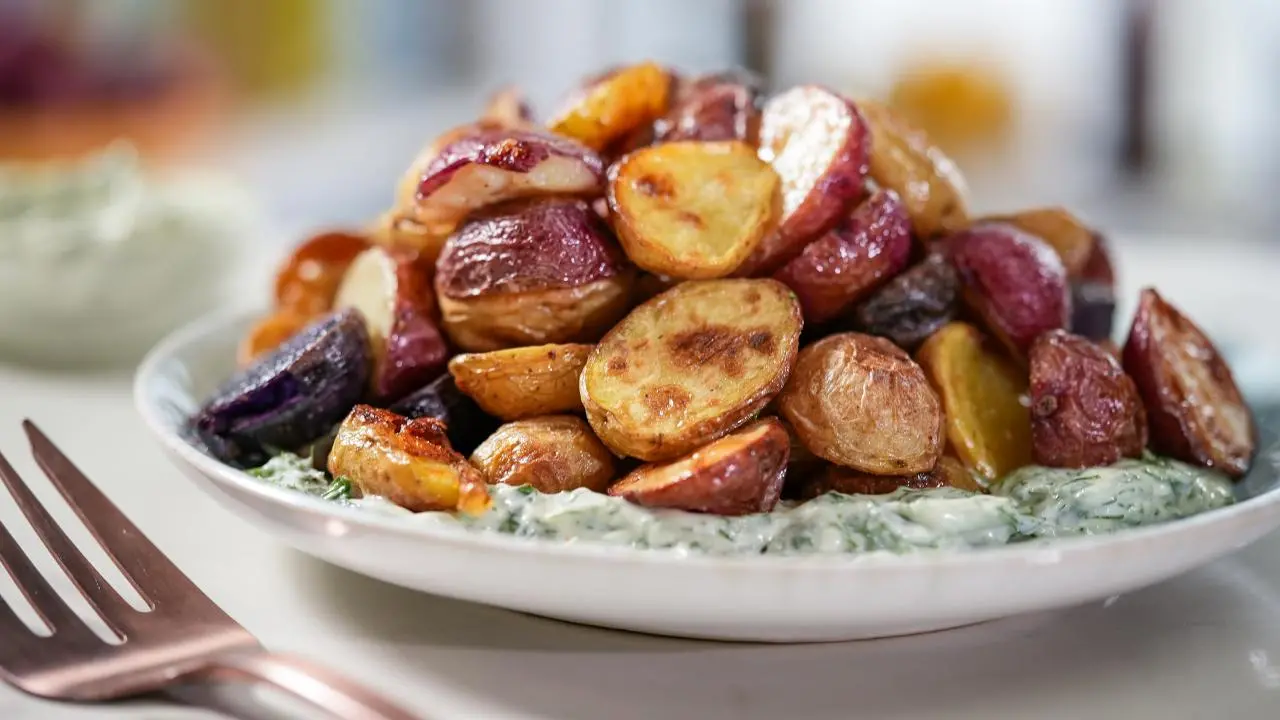 Crispy Roasted Potatoes Recipe Katie Lee Biegel Food Network