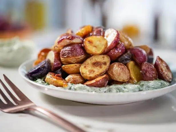 Crispy Roasted Potatoes Recipe | Katie Lee Biegel | Food Network