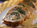 Jet Tila’s Rolled Stuffed Turkey Breast with Quick Stuffing and Gravy, as seen on Guy's Ranch Kitchen Season 5.