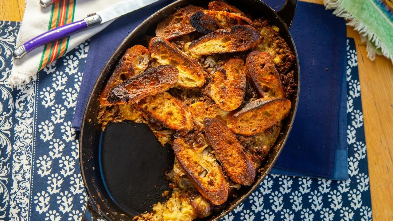 Savory Bread Pudding