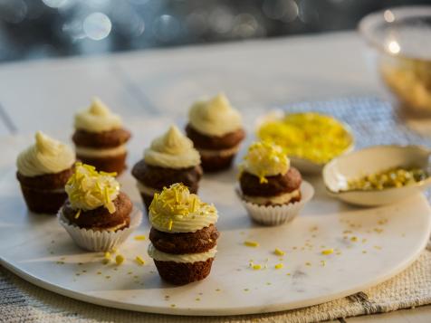 Spiced Gingerbread Mini Cupcakes