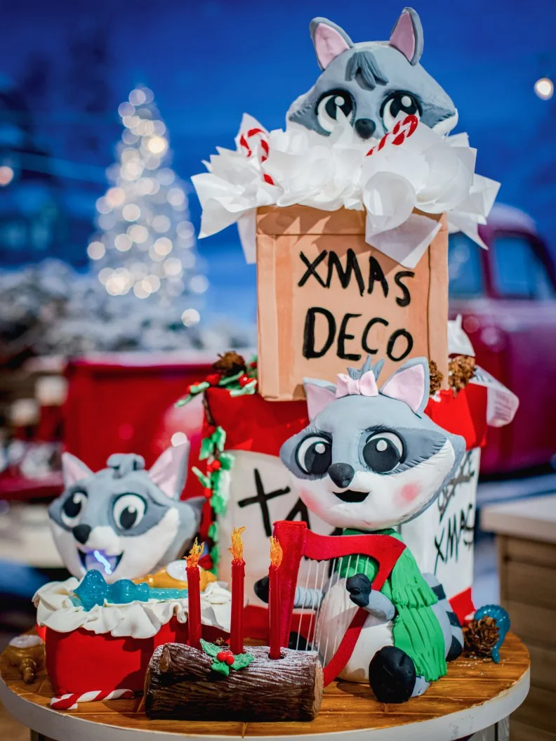 Bakers In Toyland's creation "Wreck The Halls," as seen on Holiday Wars, Season 3.