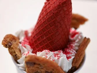 Close-up of Cookies for Santa Sundae, as seen on The Pioneer Woman: Hometown Stories, season 1.