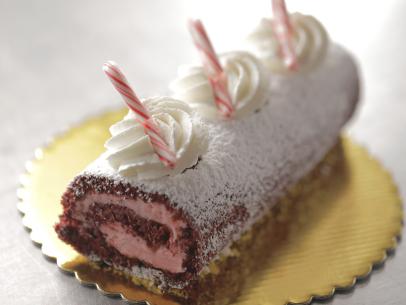 Close-up of Candy Cane Roll, as seen on The Pioneer Woman: Hometown Stories, season 1.