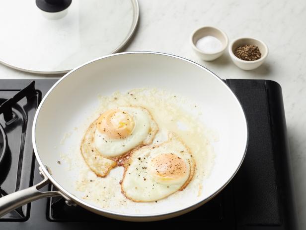 Food Network Kitchen’s How to Fry Eggs A Step By Step Guide Sunny-Side Up They're Ready, as seen on Food Network.