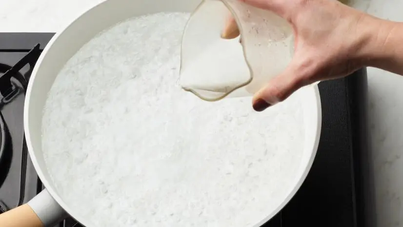 Food Network Kitchen's How to Poach An Egg Add Vinegar, as seen on Food Network.