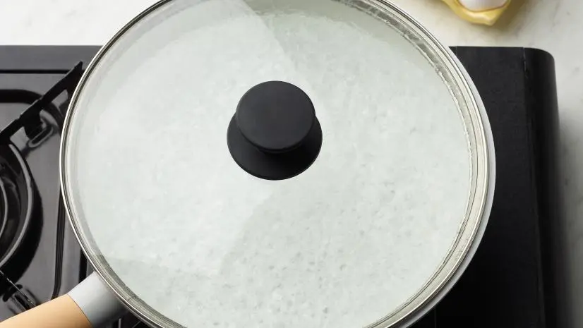 Food Network Kitchen's How to Poach An Egg Boil Water, as seen on Food Network.