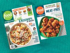 Feast your eyes on our first-ever "Flip" issue. One side of it is filled with recipes perfect for meat-lovers, while the other is completely meat-free.