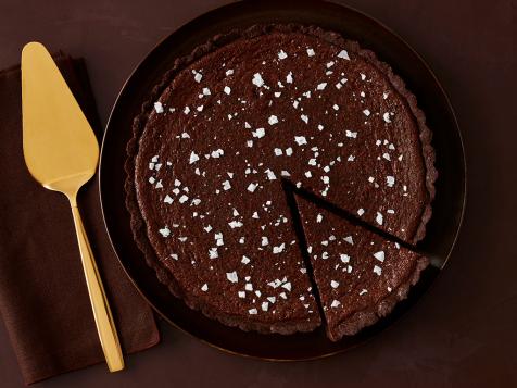 Dark Chocolate–Caramel Tart