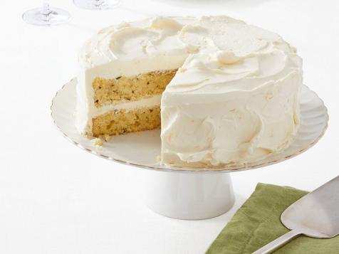 Rosemary Olive Oil Cake with Lemon Buttercream