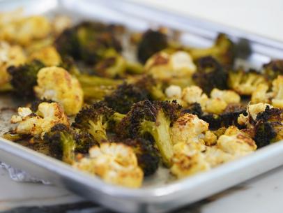 Crispy Broccoli and Cauliflower as seen on Simply Giada Season 1