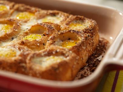 Sunny Anderson makes her Bacon, Egg and Cheese Slider Casserole, as seen on The Kitchen, season 29.