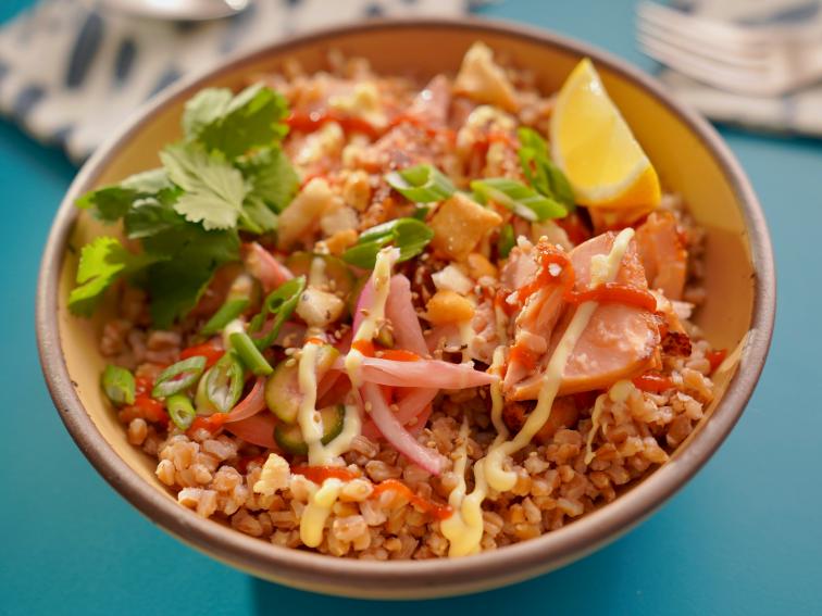 Miso Salmon Grain Bowls Recipe Molly Yeh Food Network