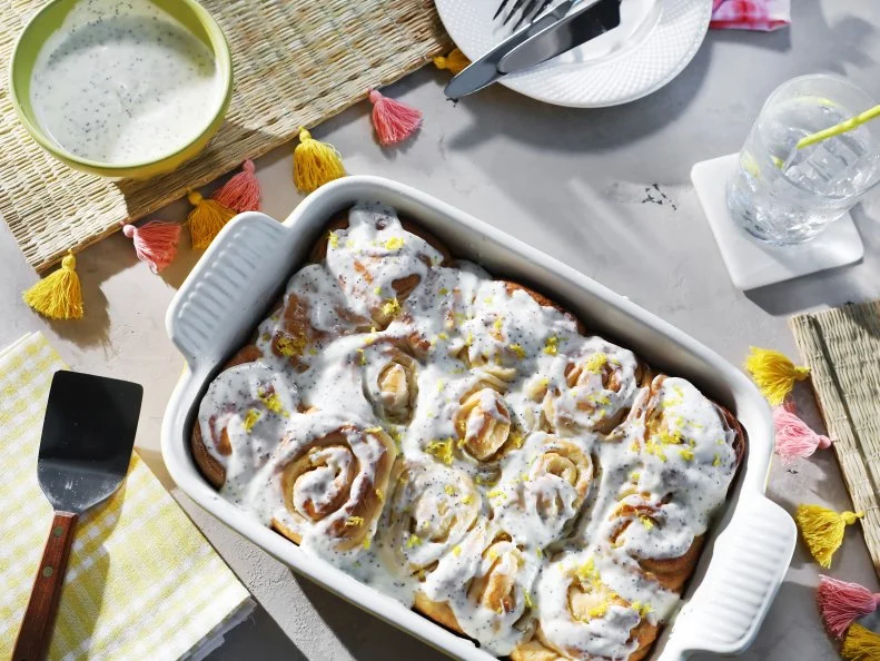 Miss Kardea Brown's Lemon Sweet Rolls, as seen on the Food Networks, Delicious Miss Brown, Season 6.