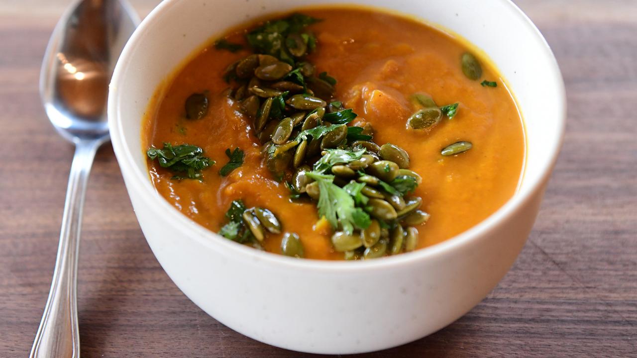 Coconut Curry Pumpkin Soup - 31 Daily