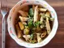 Close-up of Veggie Packed Baked Pasta, as seen on The Pioneer Woman, season 30.