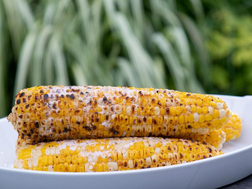 Baltimore Style Grilled Corn, as seen on Food Network's Symon's Dinners Cooking Out, Season 3.