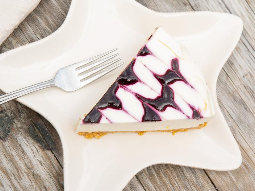 No Bake Blueberry Lemon Pie, as seen on Food Network's Symon's Dinners Cooking Out, Season 3.