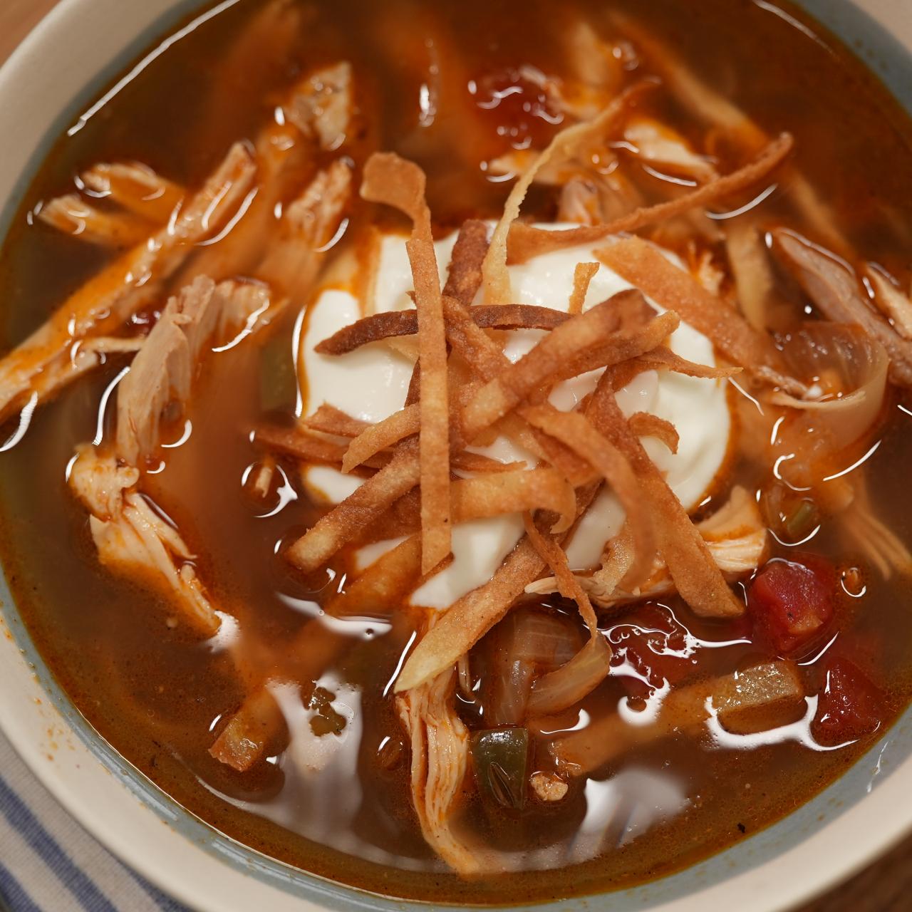 Chicken Tortilla Soup – Modern Honey