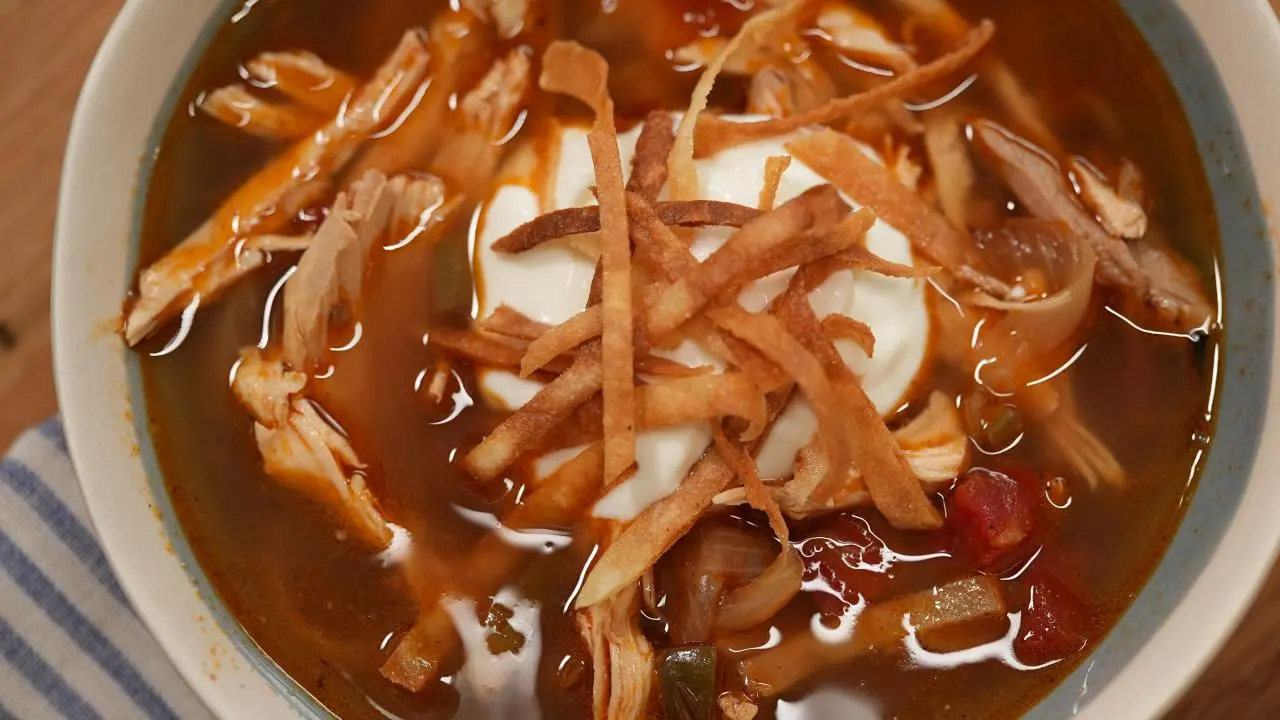 Sunny's Easy Chicken Tortilla Soup