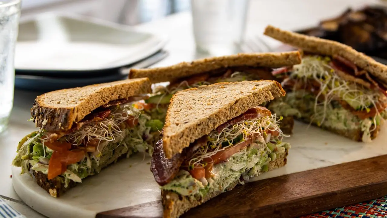 Green Goddess Chicken Salad Sandwich Recipe Trisha Yearwood Food